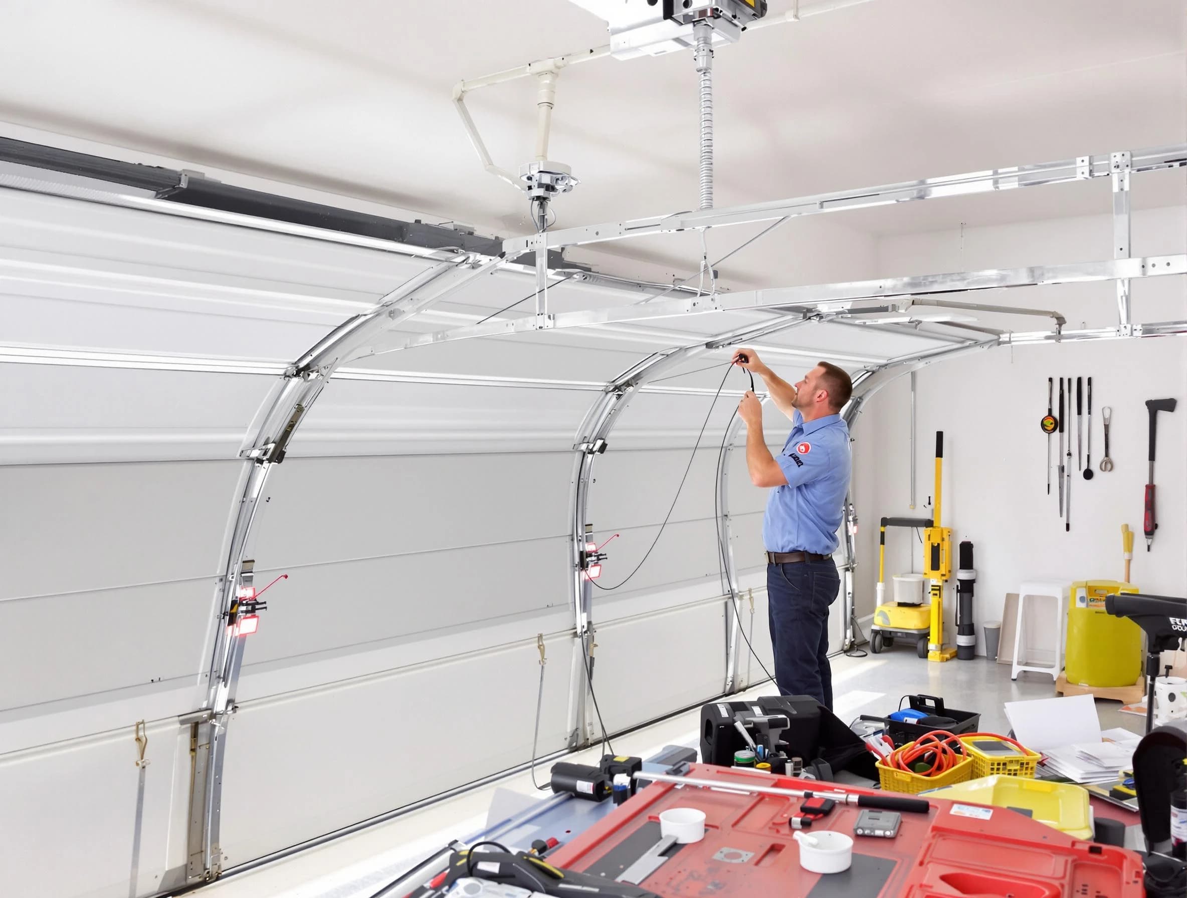 Garage door cable repair service by Lafayette Garage Door Repair in Lafayette