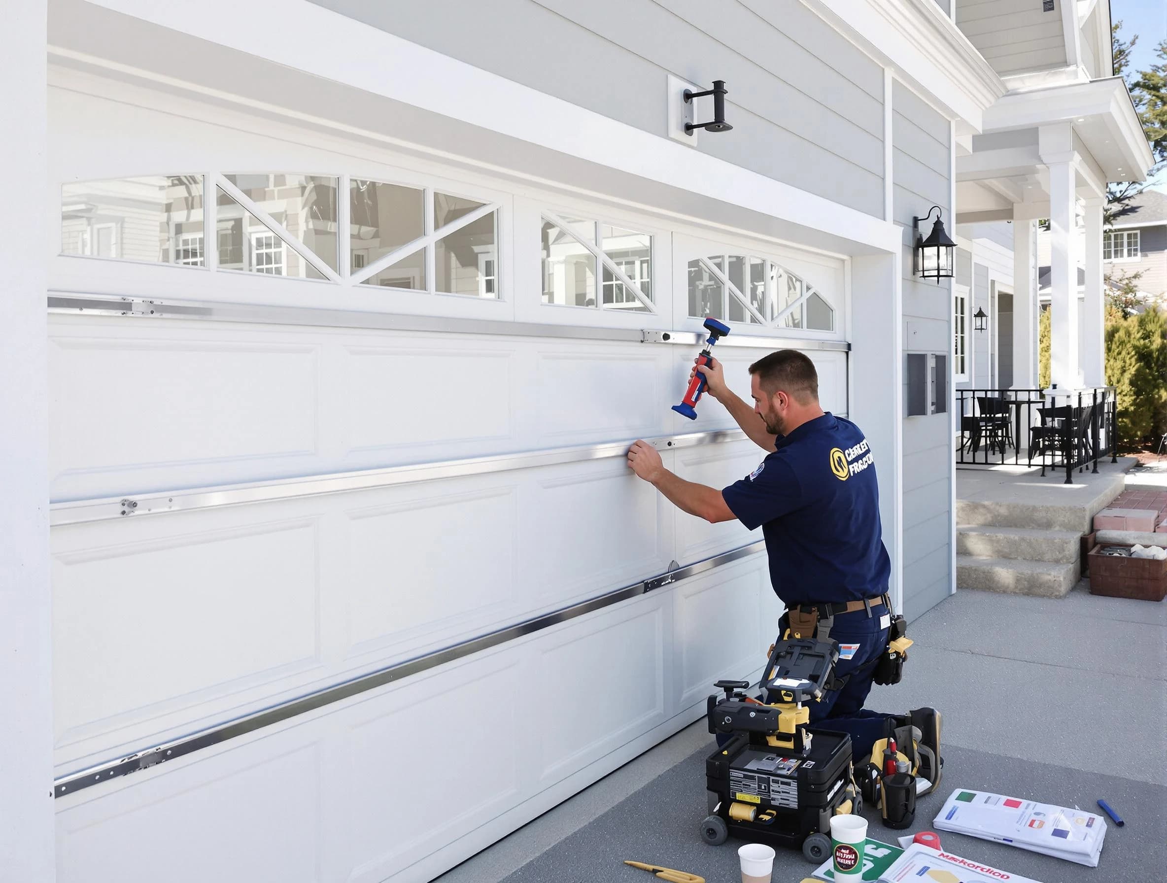 Professional garage door installation by Lafayette Garage Door Repair in Lafayette