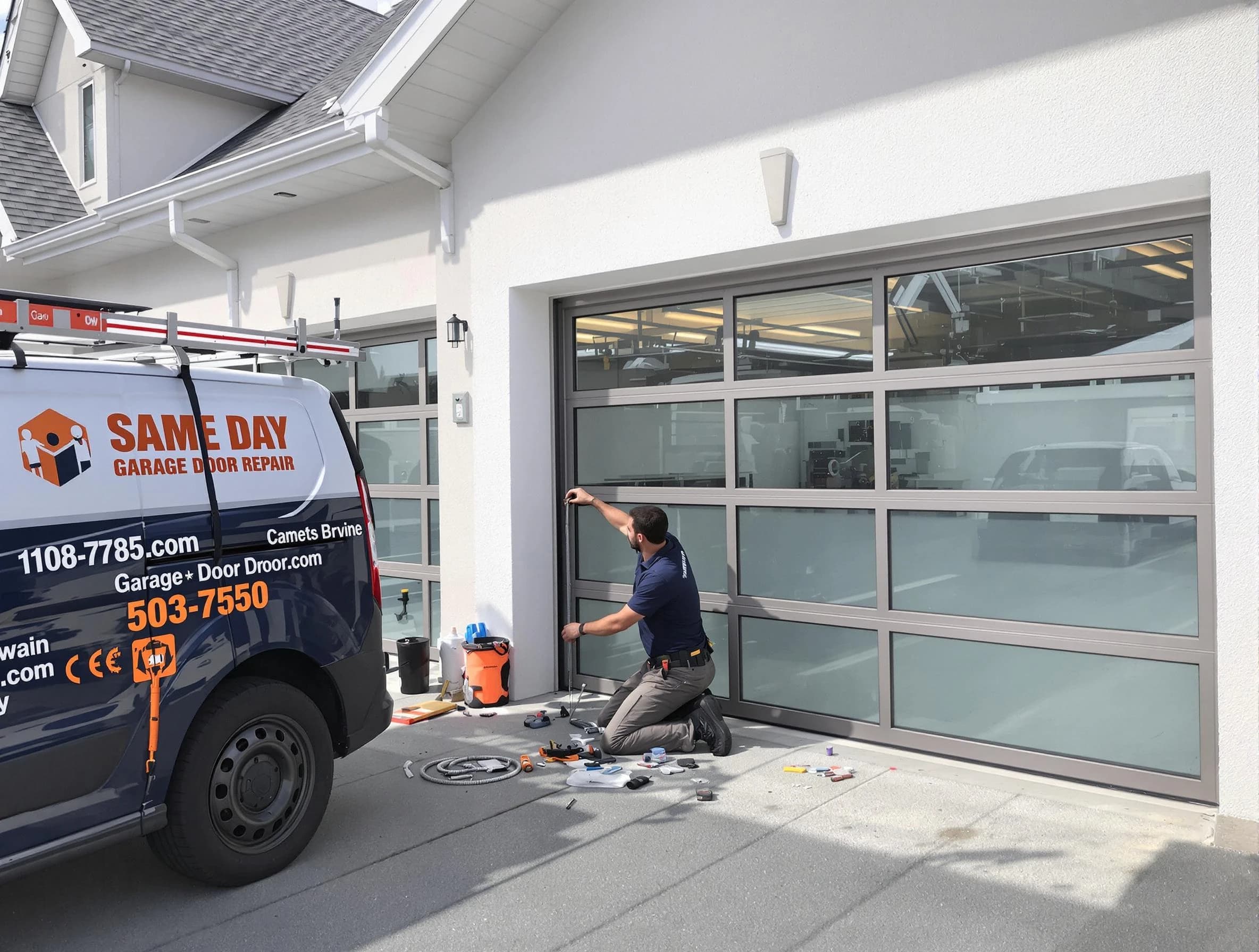 Same-day garage door repair service by Lafayette Garage Door Repair in Lafayette