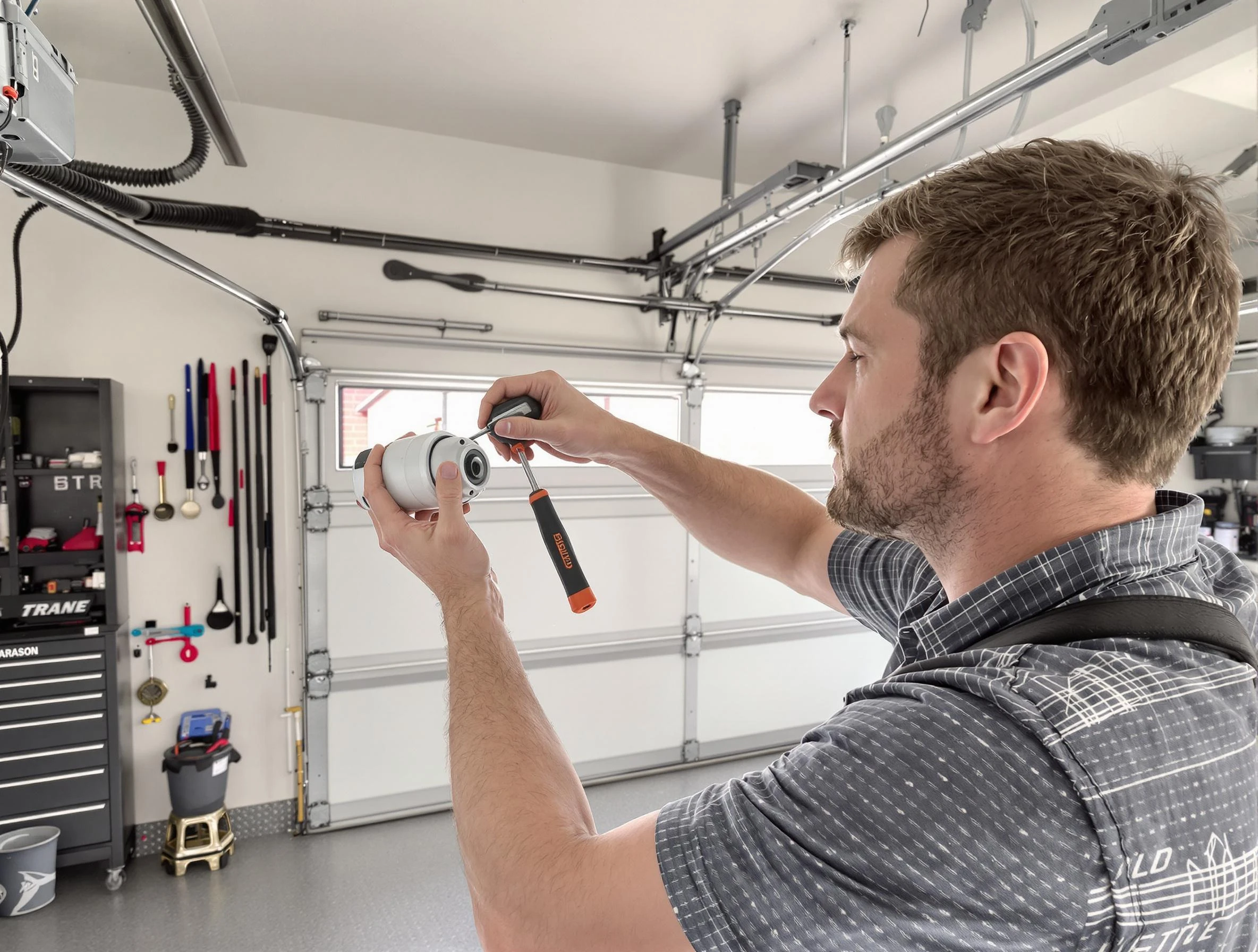 Garage door opener repair service by Lafayette Garage Door Repair in Lafayette