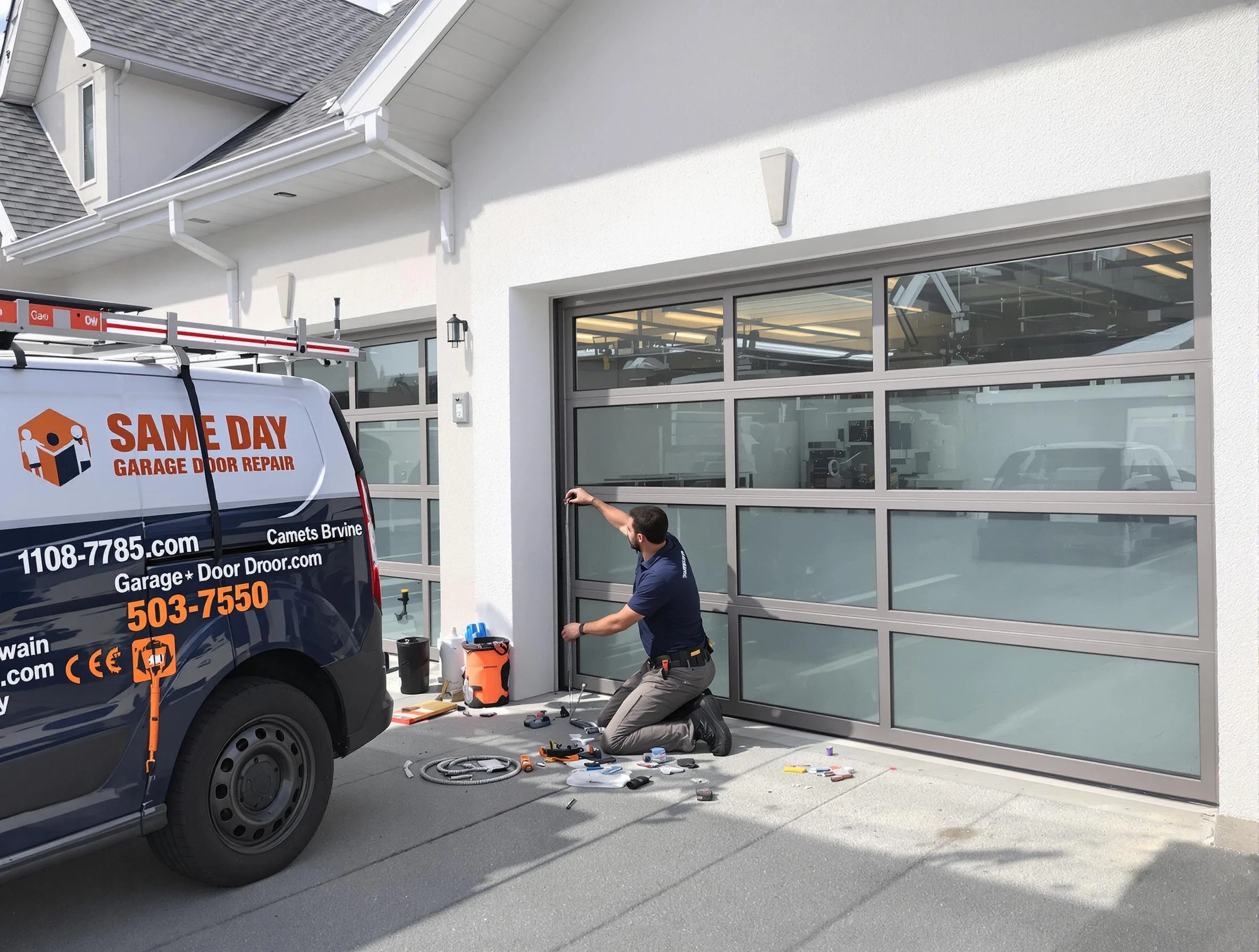 Same-day garage door repair service by Lafayette Garage Door Repair in Lafayette
